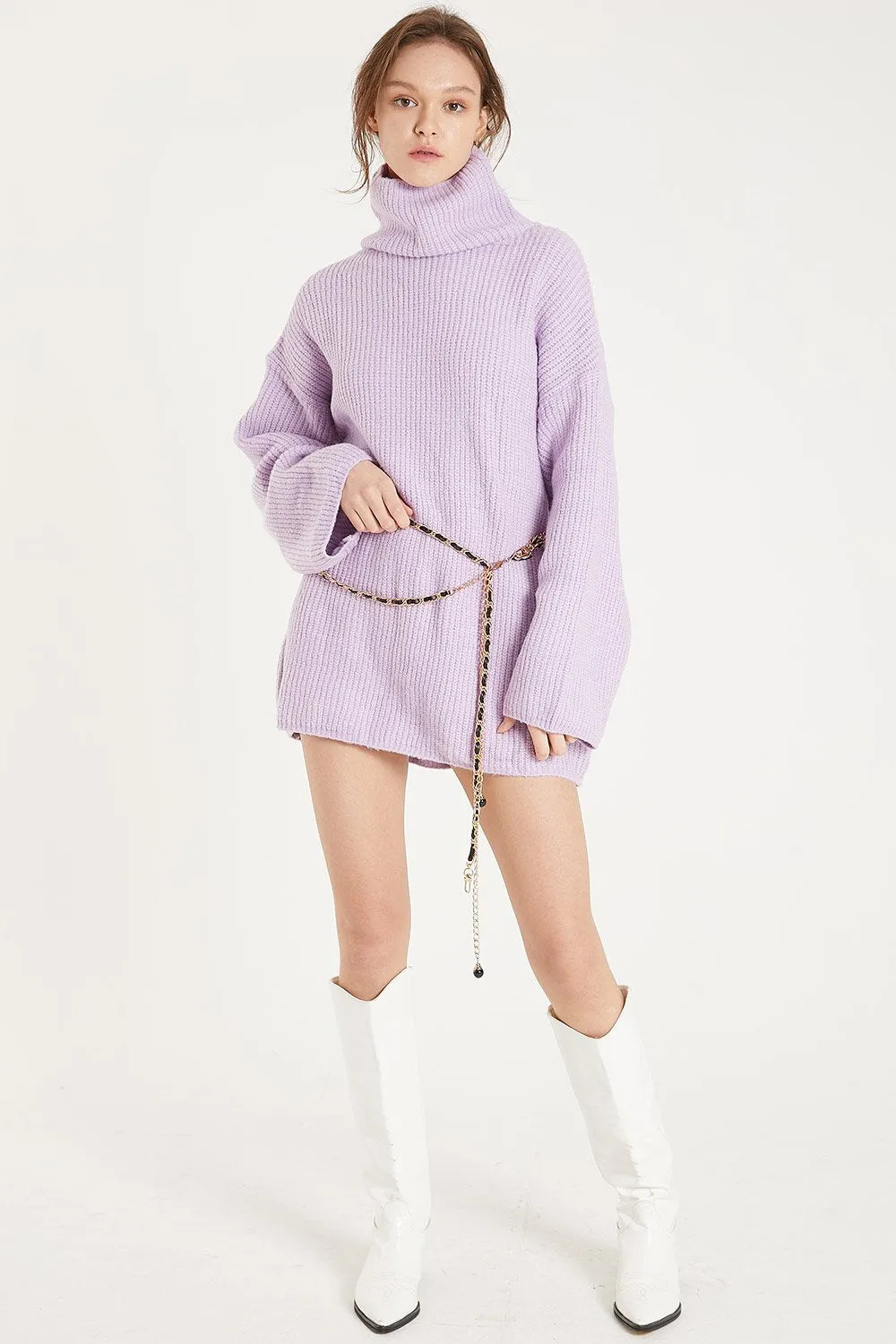 Serena Turtleneck Oversized Sweater