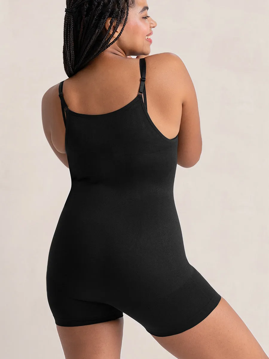 Shapermint Essentials Open Bust Short Bodysuit