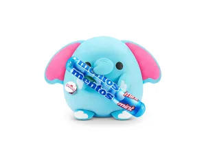 Snackles Zuru 14 inch Elephant Mentos Plush Toy - Vibrant Blue