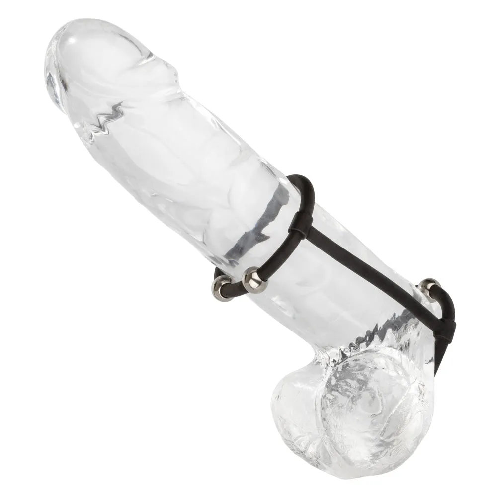 Steel Beaded Silicone Enhancer Cage Penis Sleeve