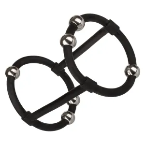 Steel Beaded Silicone Enhancer Cage Penis Sleeve