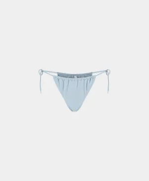 Subdued Blue Pinto Bikini Bottom