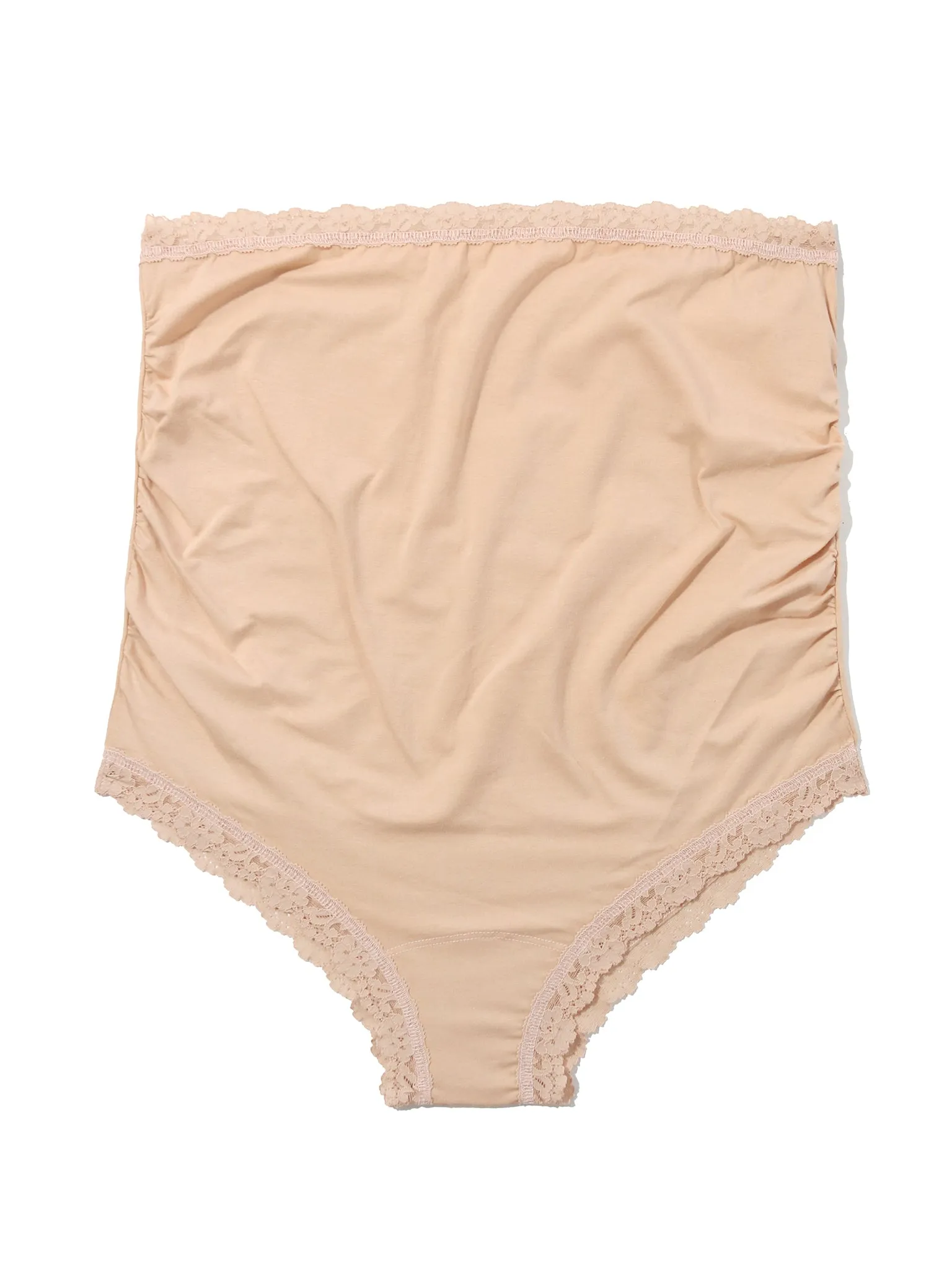 Supima Cotton® Maternity Over The Bump Boyshort Chai