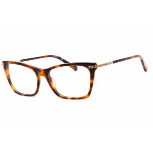 Swarovski Women's Eyeglasses - Butterfly Shape Dark Havana Plastic Frame | SK5426 052