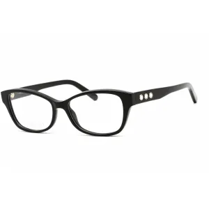 Swarovski Women's Eyeglasses - Full Rim Cat Eye Shiny Black Plastic Frame | SK5430 001