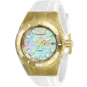 Technomarine Women's Watch - Cruise White Oyster Dial Silicone Strap | TM-115324