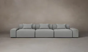 The Breuer Modular Sectional - Performance Woven Chenille Rain