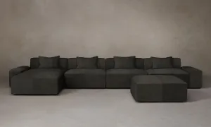 The Breuer Modular Sectional - Tuscan Leather Seal