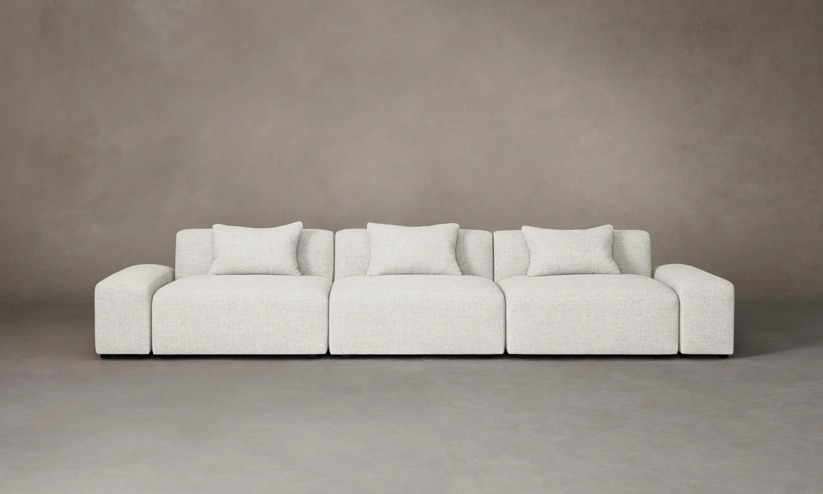 The Breuer Modular Sofa - Heritage Belgian Linen Egret