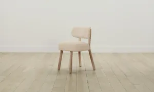 The Jane Dining Chair - Heritage Belgian Linen Husk