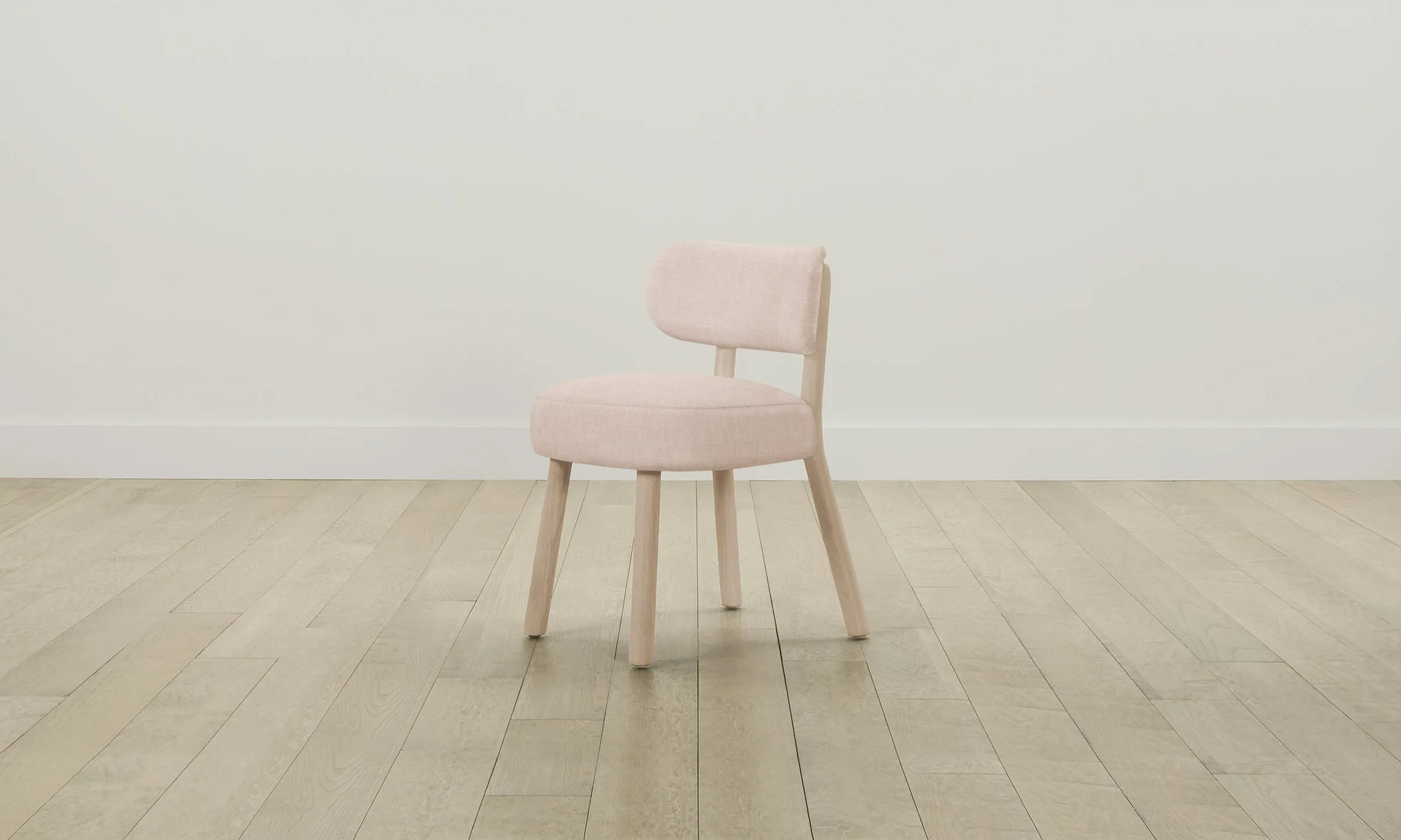 The Jane Dining Chair - Heritage Belgian Linen Petal