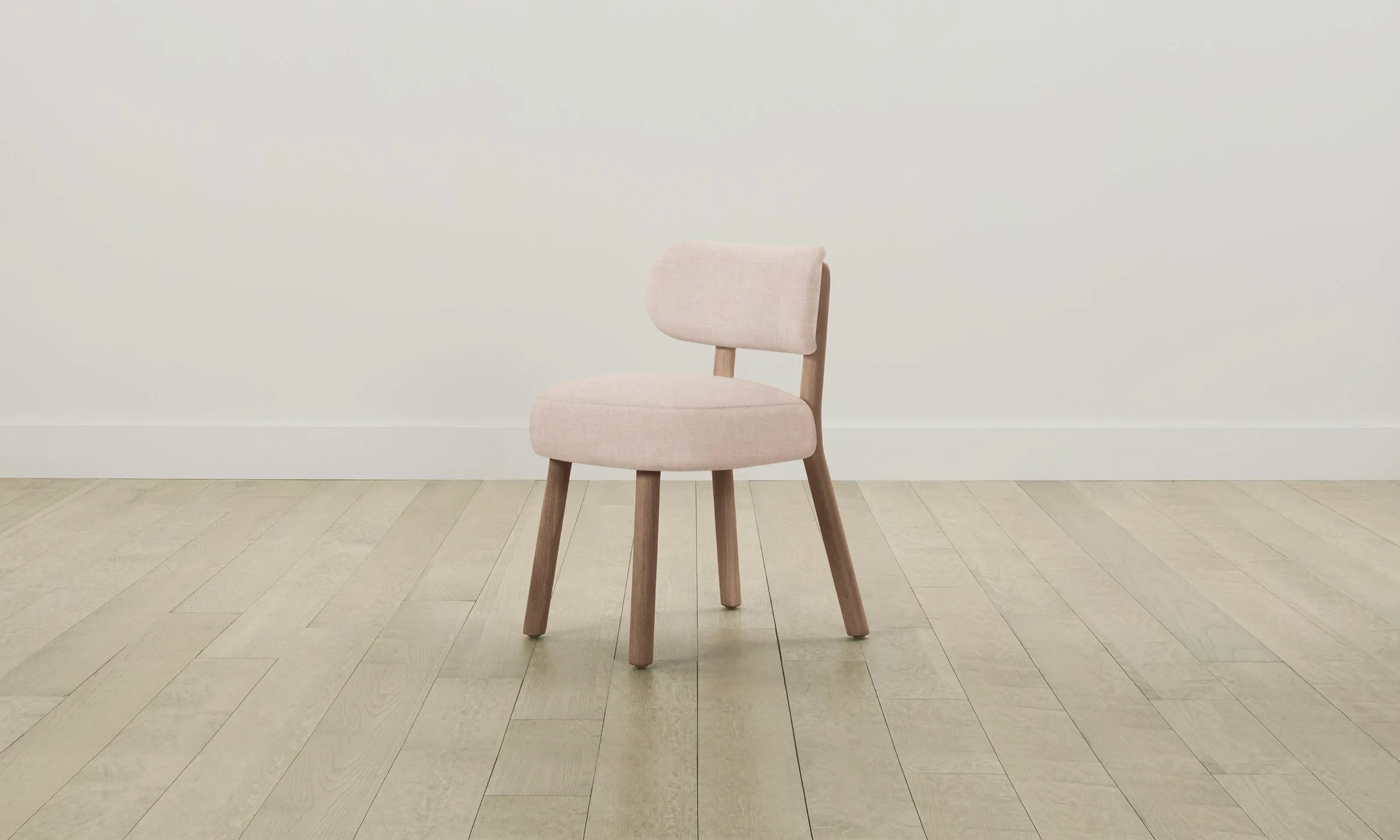 The Jane Dining Chair - Heritage Belgian Linen Petal