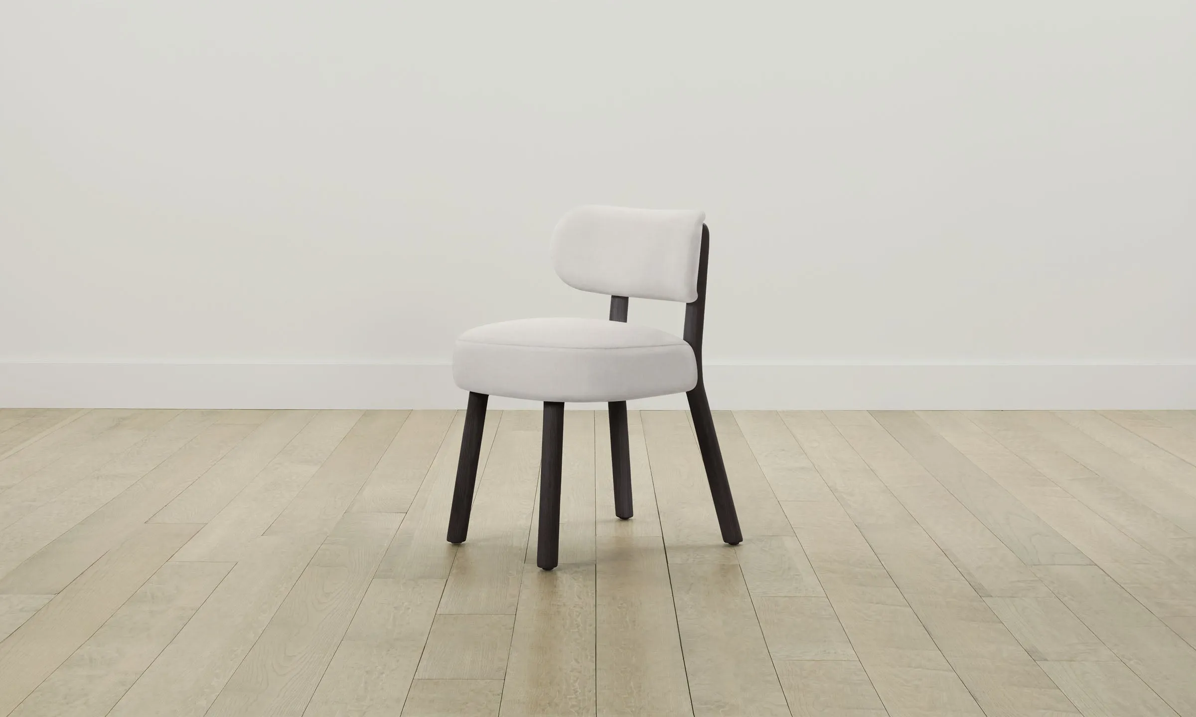 The Jane Dining Chair - Italian Brushed Wool Vanilla