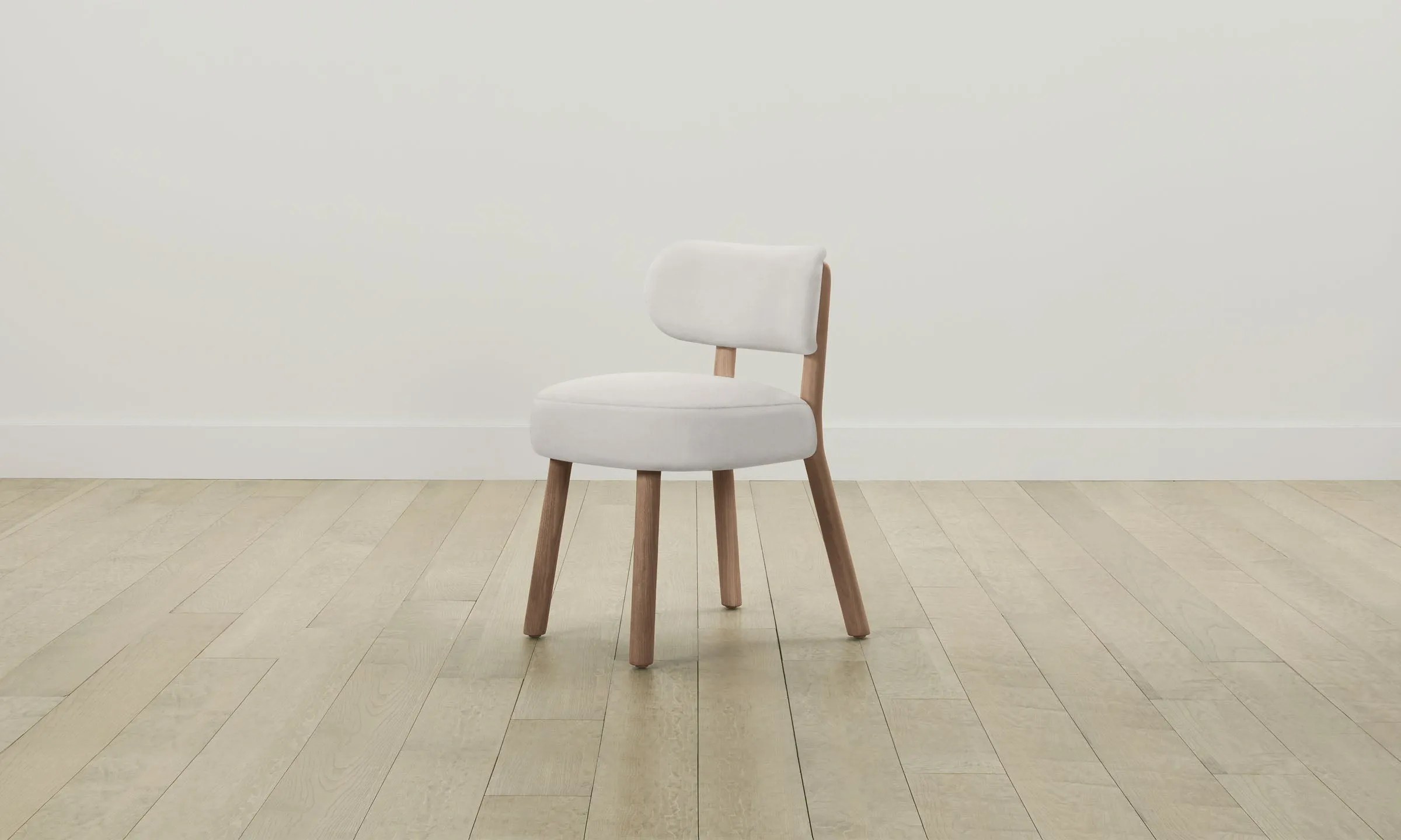 The Jane Dining Chair - Italian Brushed Wool Vanilla