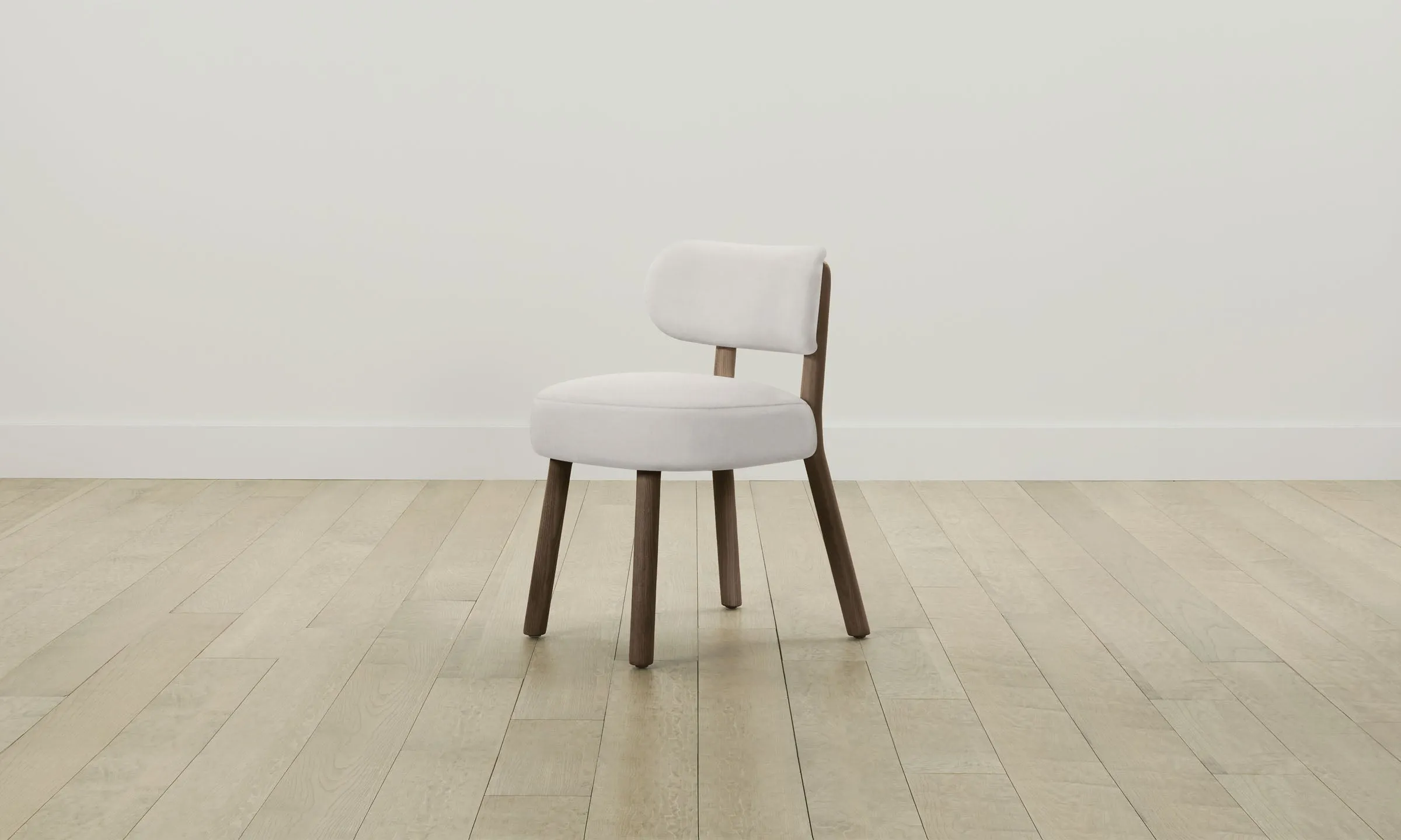The Jane Dining Chair - Italian Brushed Wool Vanilla