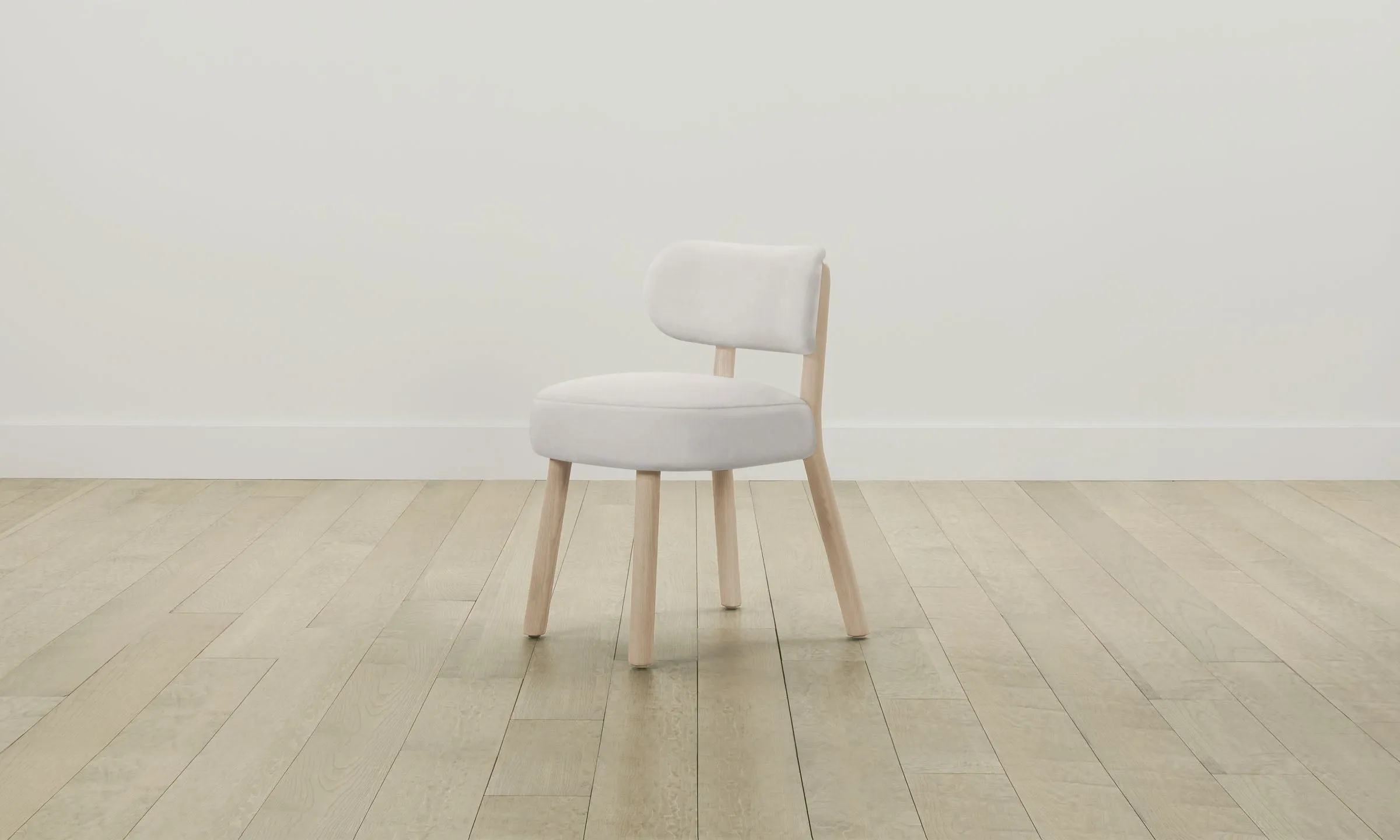 The Jane Dining Chair - Italian Brushed Wool Vanilla