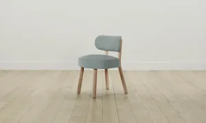 The Jane Dining Chair - Nubuck Leather Tide