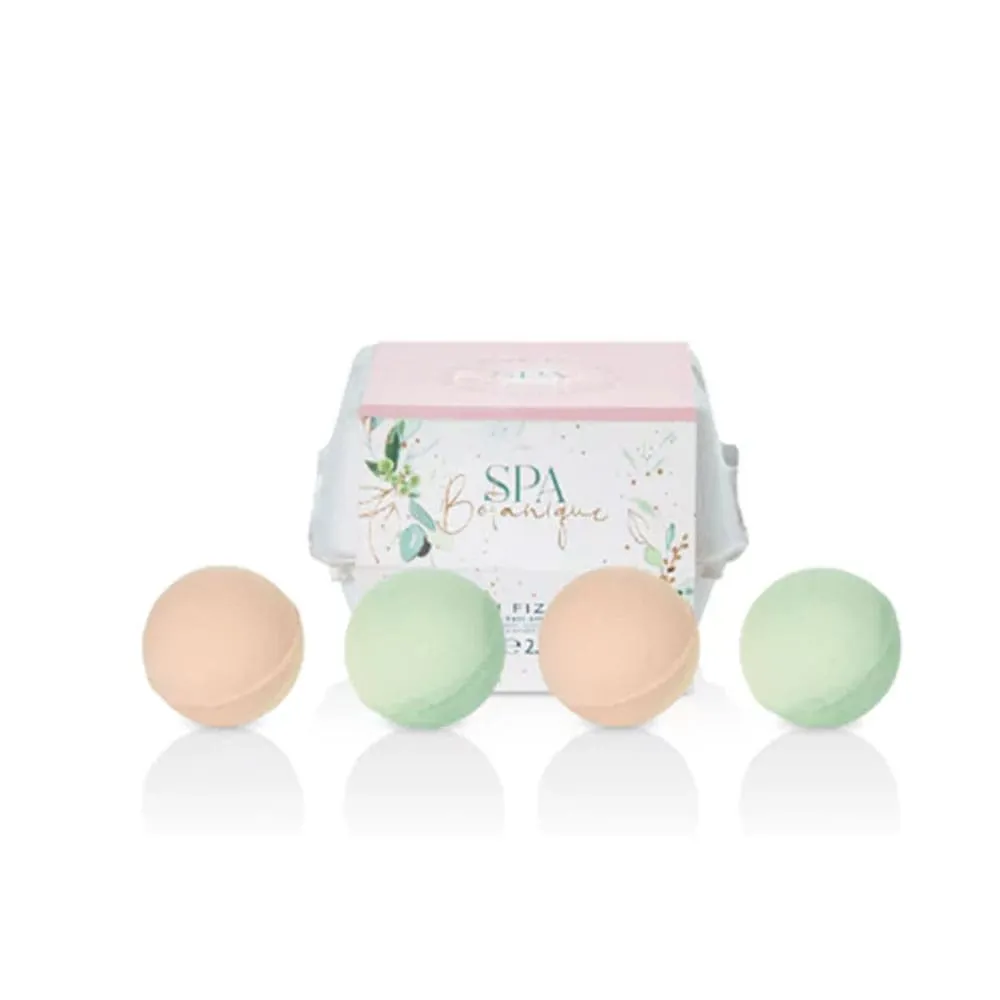 The Kind Edit Spa Botanique Bath Fizzer 4pk Pink