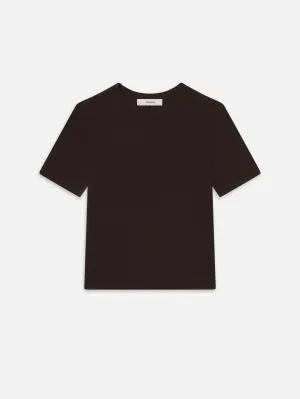 The Rib Baby Tee -- Espresso