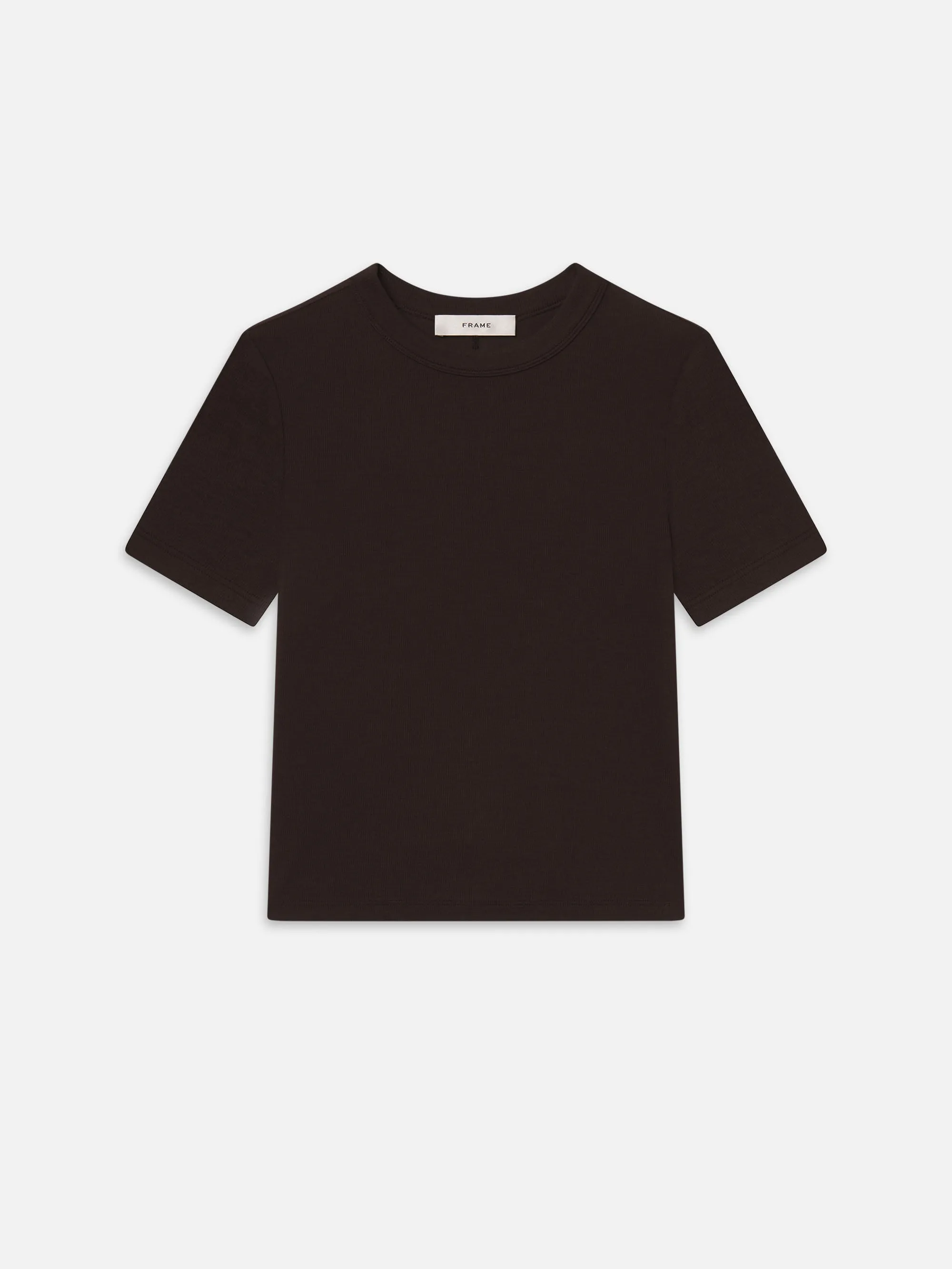 The Rib Baby Tee -- Espresso