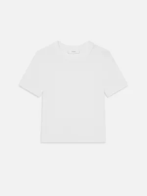 The Rib Baby Tee -- White