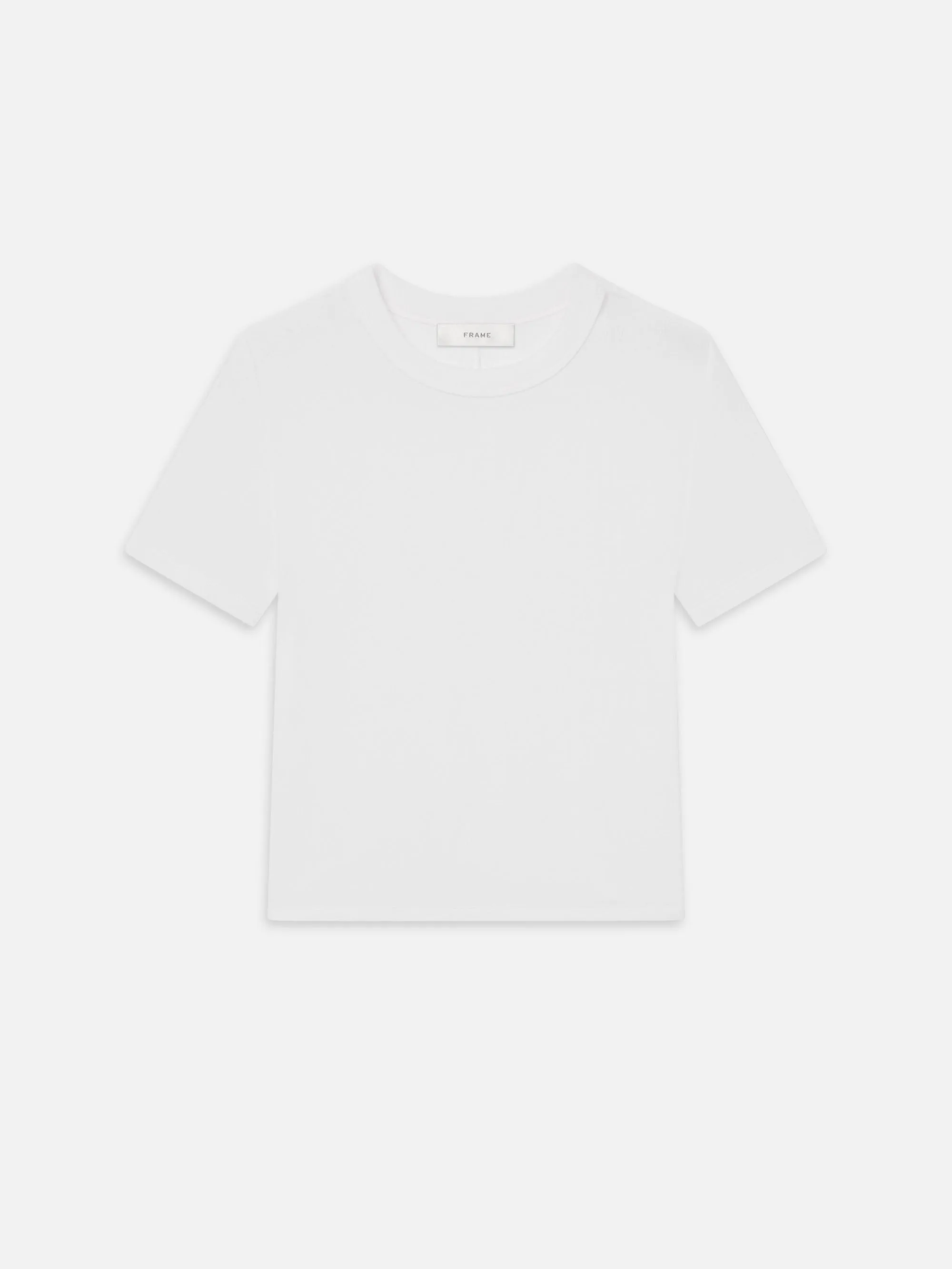 The Rib Baby Tee -- White