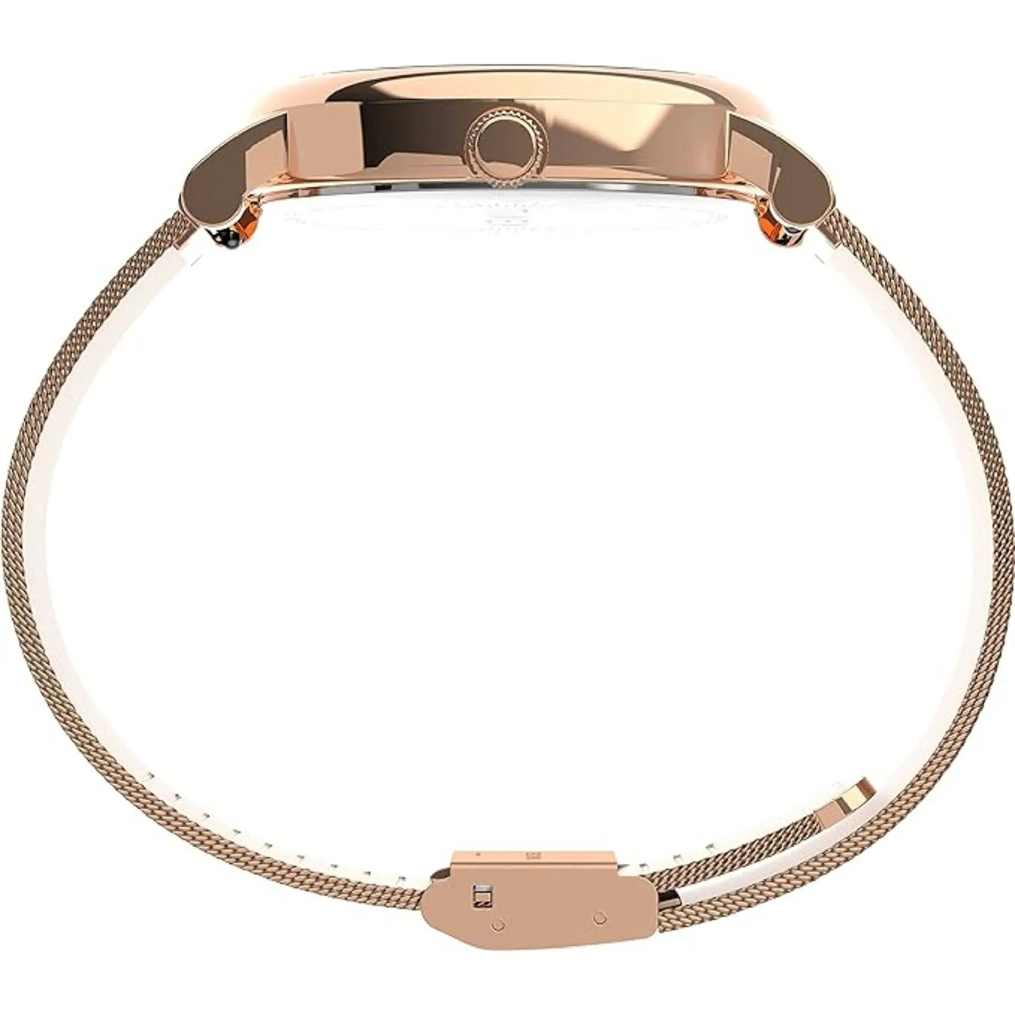 Timex Women's Watch - Crystal Opulence Rose Gold Steel Mesh Bracelet | TW2V31200VQ