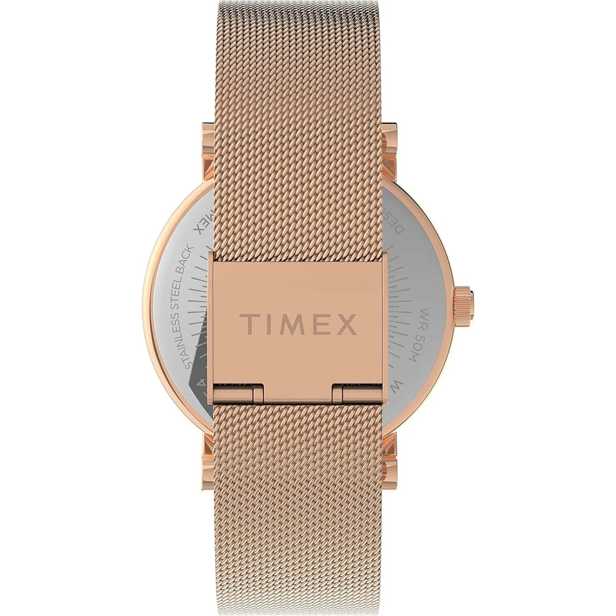 Timex Women's Watch - Crystal Opulence Rose Gold Steel Mesh Bracelet | TW2V31200VQ