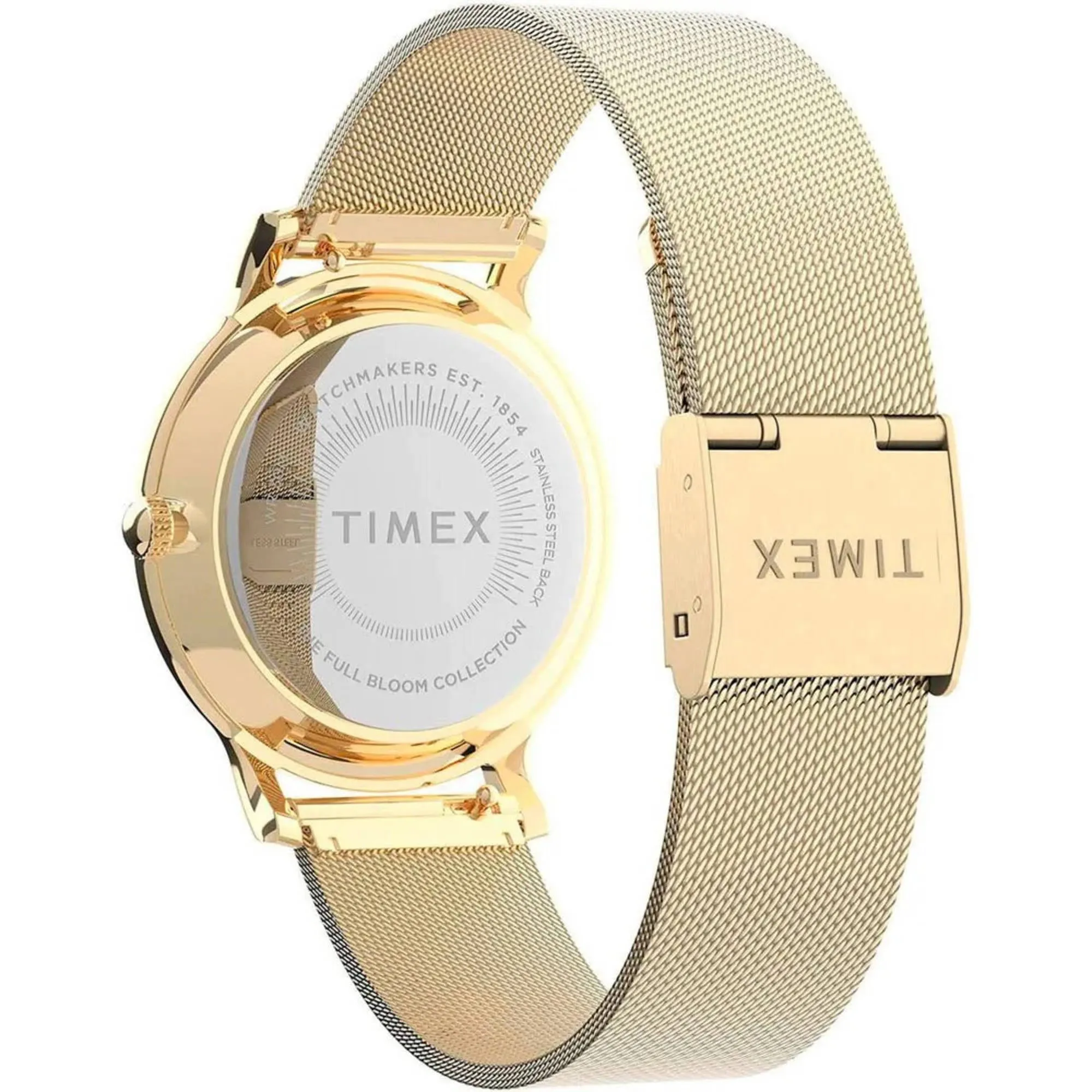 Timex Women's Watch - Full Bloom Yellow Gold Stainless Steel Bracelet | TW2U19100