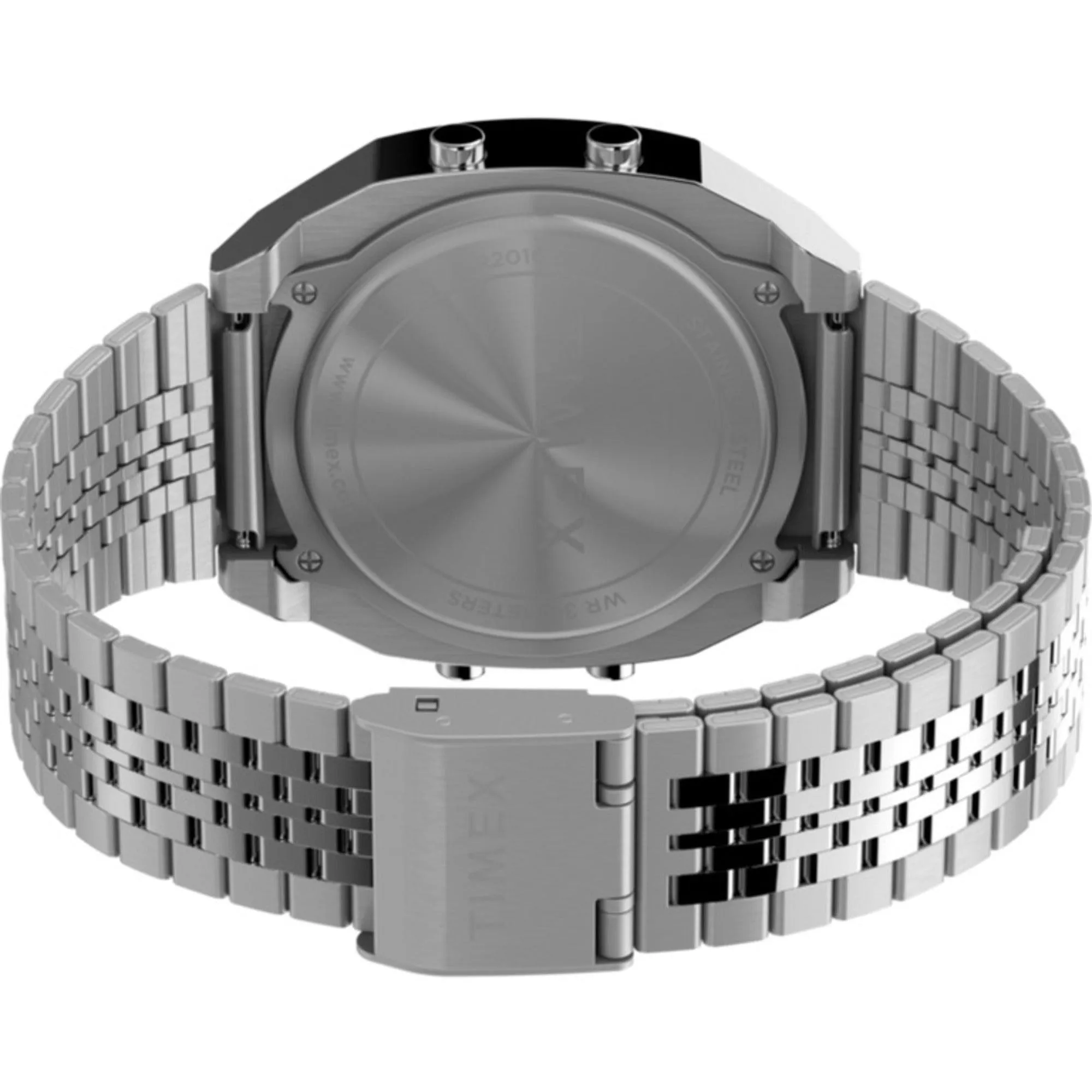 Timex Women's Watch - T80 Chronograph Silver Stainless Steel Bracelet | TW2V74200