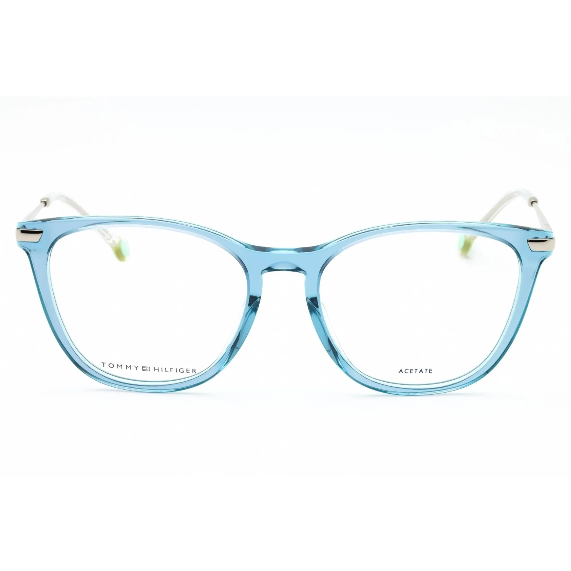 Tommy Hilfiger Women's Eyeglasses - Blue Plastic Cat Eye Full Rim | TH 1881 0PJP 00