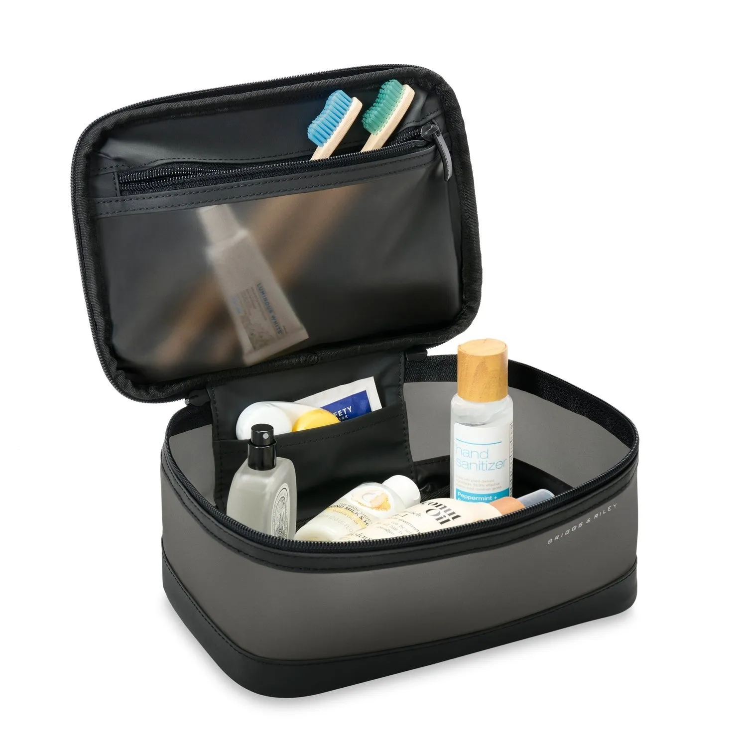 Travel Essentials Translucent Essentials Case - Black