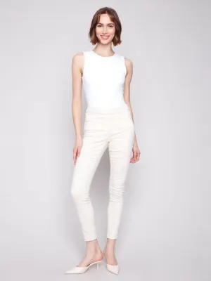 Twill Pull-On Pants - Natural