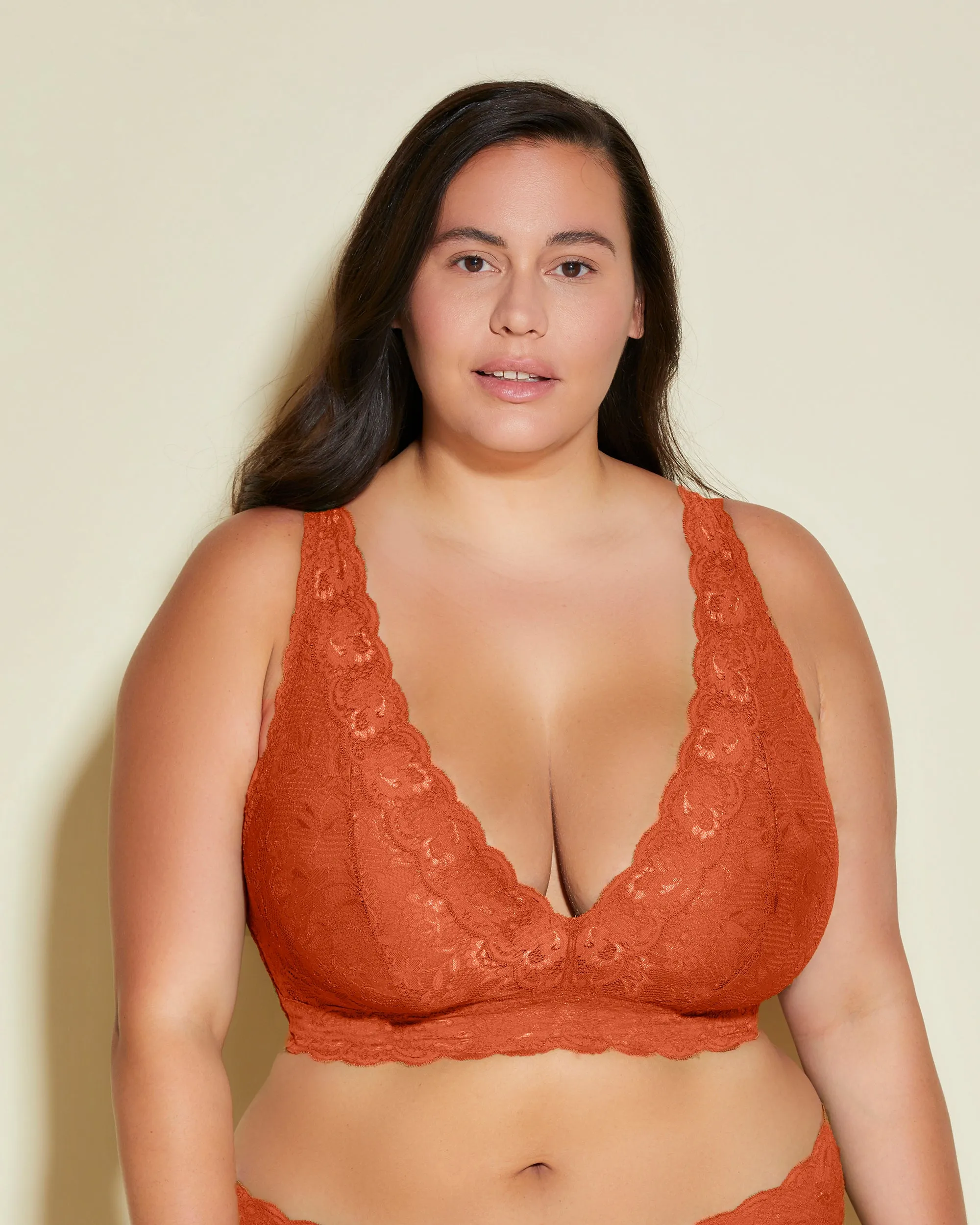 Ultra Curvy Plungie Longline Bralette