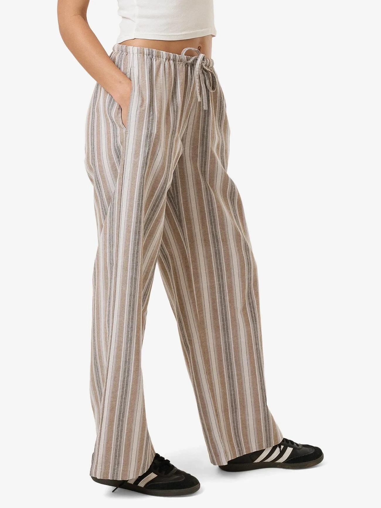 Unlocked Drawstring Pant - Breen