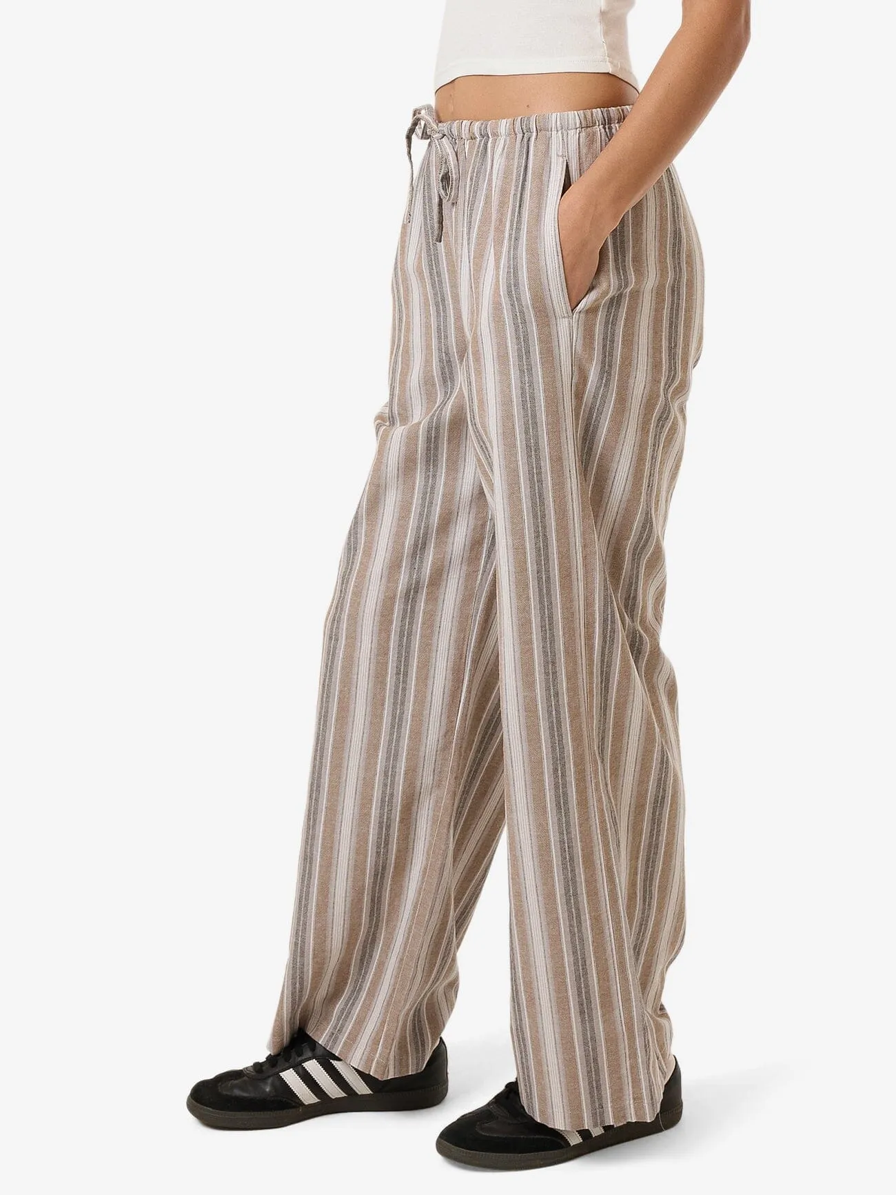 Unlocked Drawstring Pant - Breen