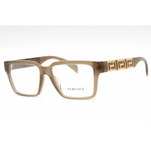 Versace Women's Eyeglasses - Opal Brown Plastic Rectangular Full Rim | 0VE3339U 5407