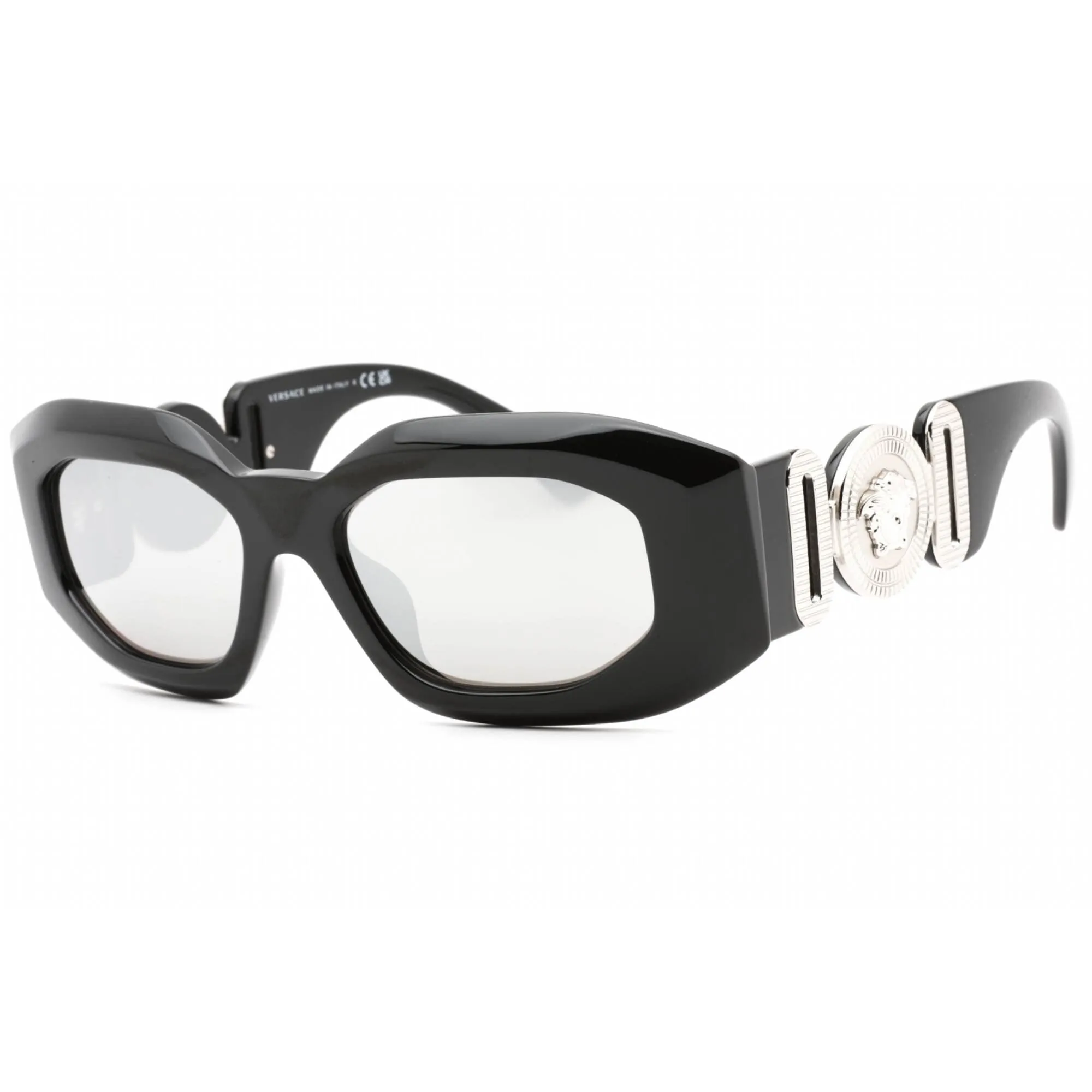 Versace Women's Sunglasses - Black/Grey Frame Silver Mirror Lens | 0VE4425U 54226G