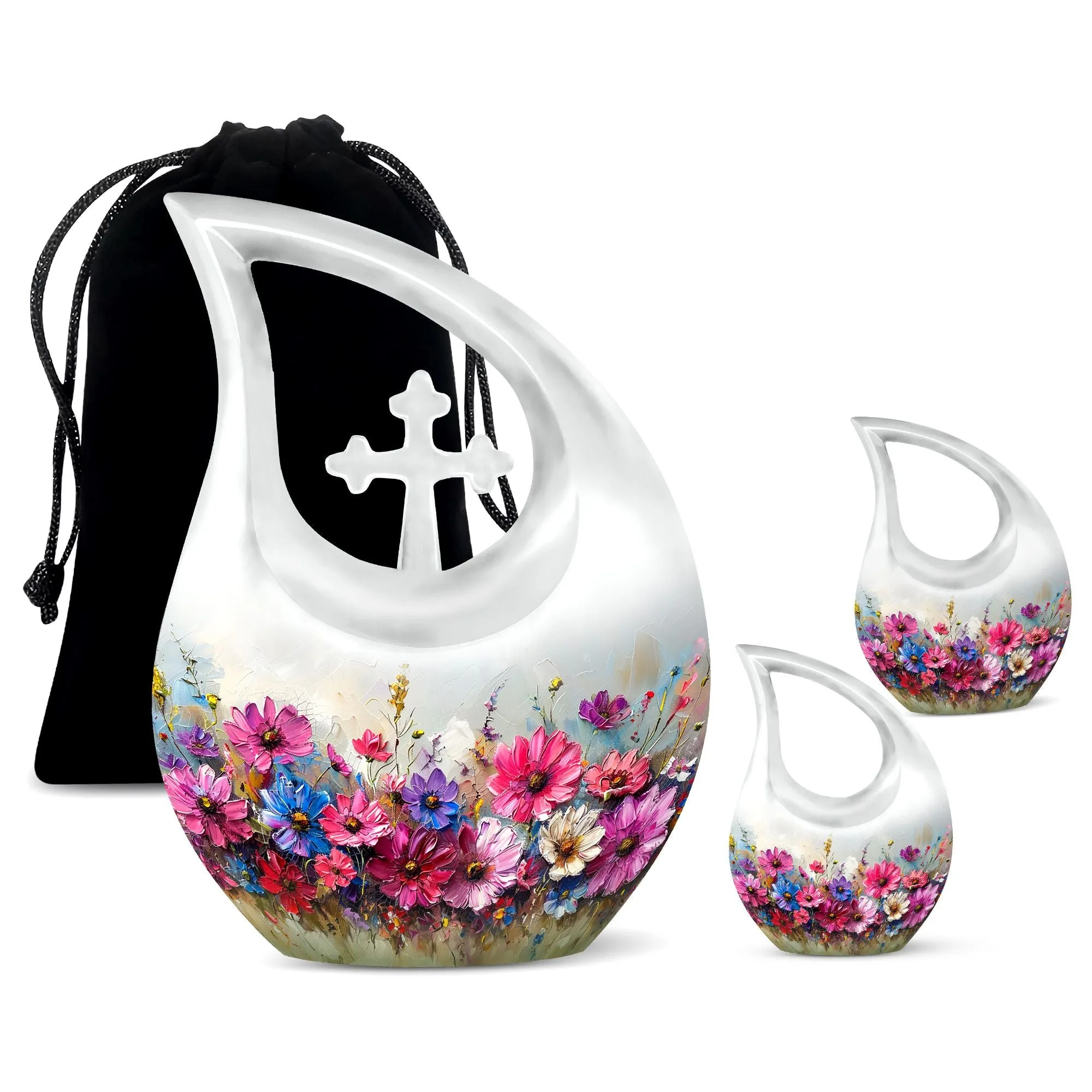 Vibrant Canvas A: Uniquely Designed Dual Memorial Urn