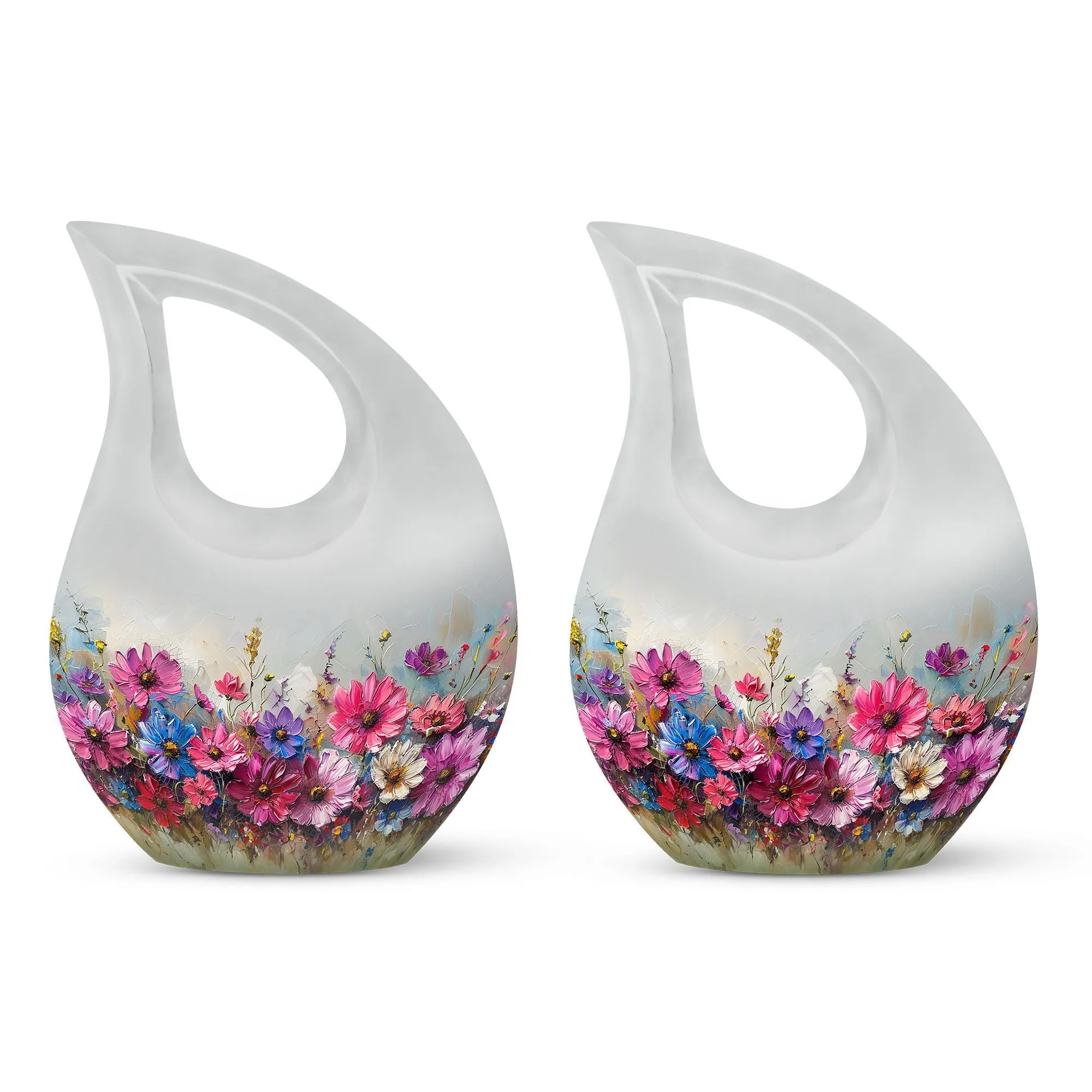 Vibrant Canvas A: Uniquely Designed Dual Memorial Urn