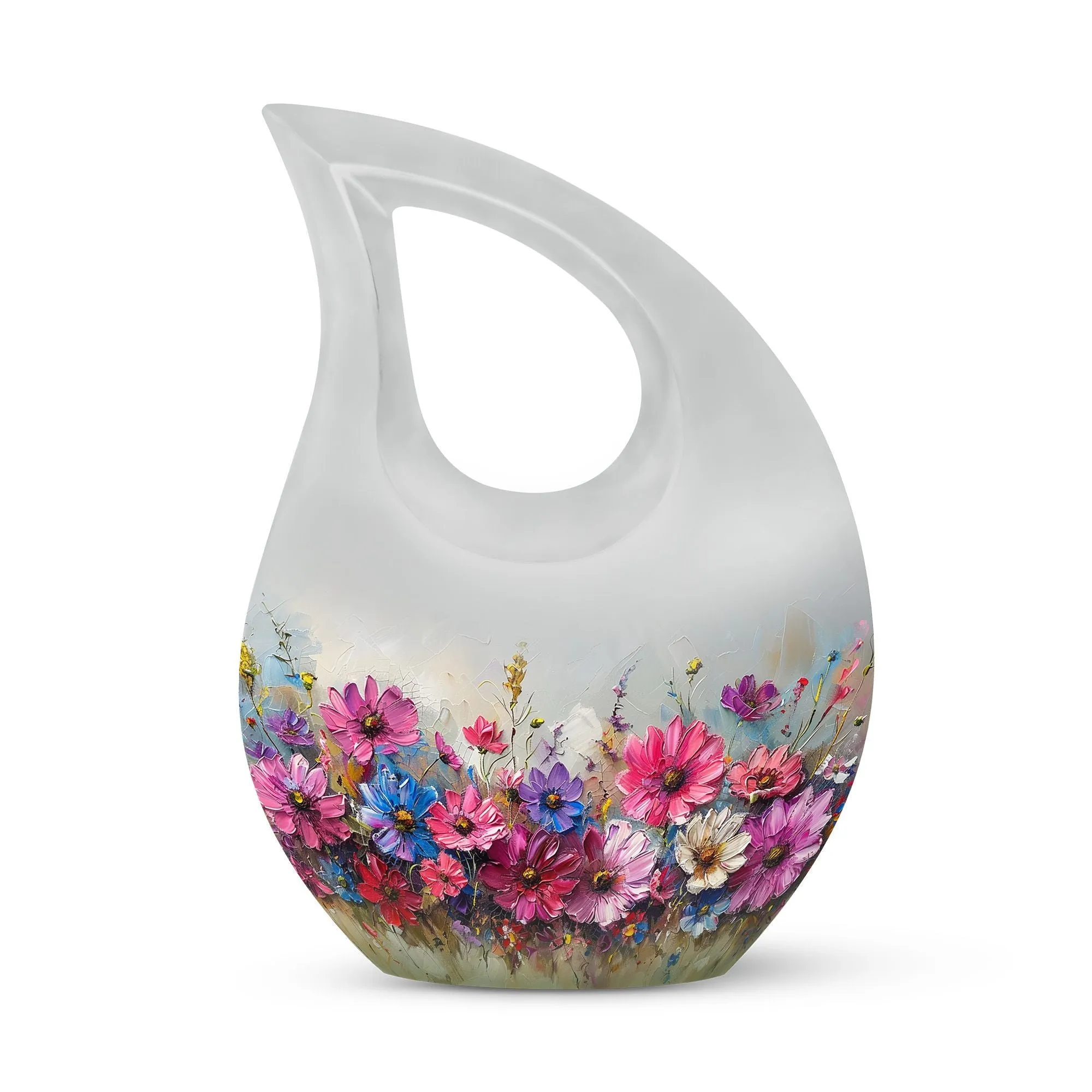 Vibrant Canvas A: Uniquely Designed Dual Memorial Urn