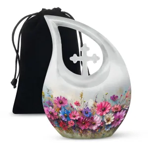 Vibrant Canvas A: Uniquely Designed Dual Memorial Urn