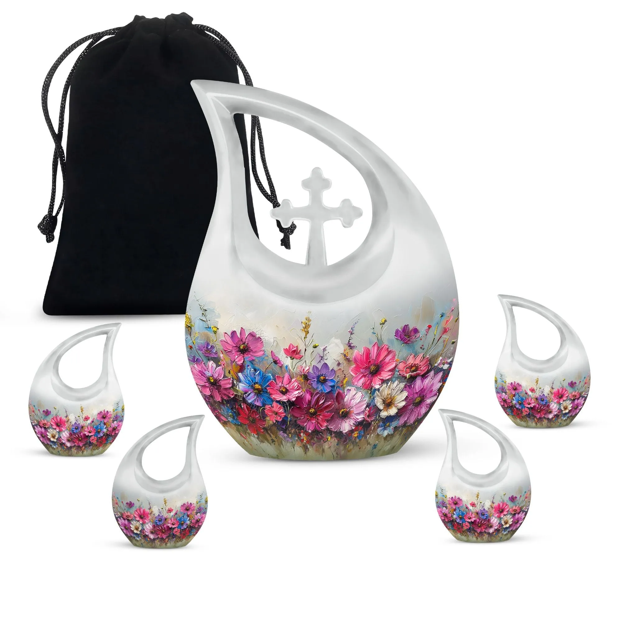Vibrant Canvas A: Uniquely Designed Dual Memorial Urn