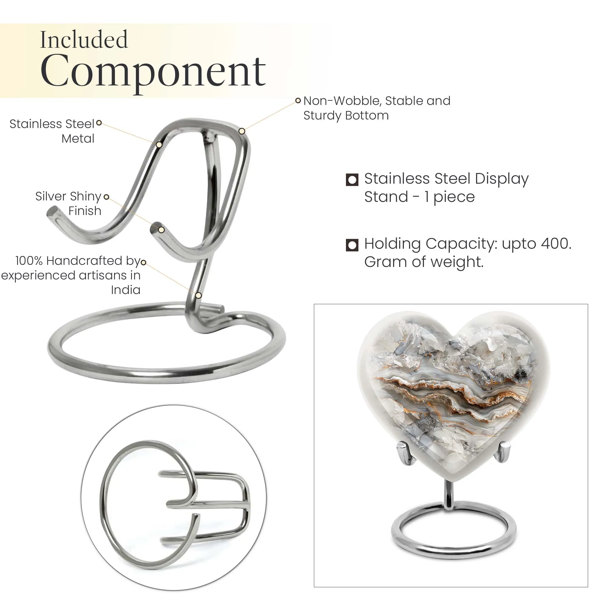 Vibrant Swirl Abstract Heart: Personalizable Cremation Urn