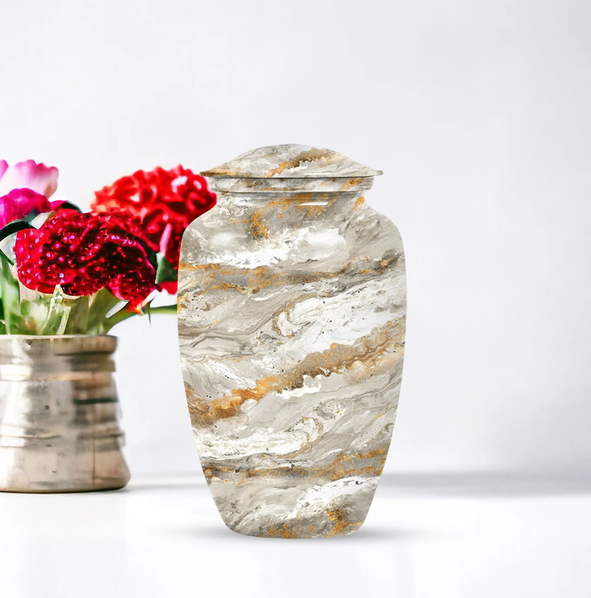 Vibrant Swirl Eternity Chest - A Heartfelt Tribute for Loved Ones