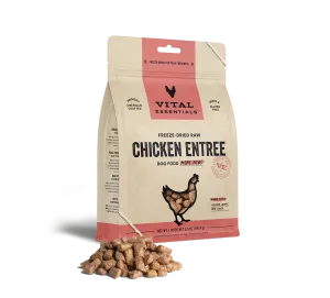 Vital Essentials Chicken Entree Mini Nibs Freeze-Dried Raw Dog Food