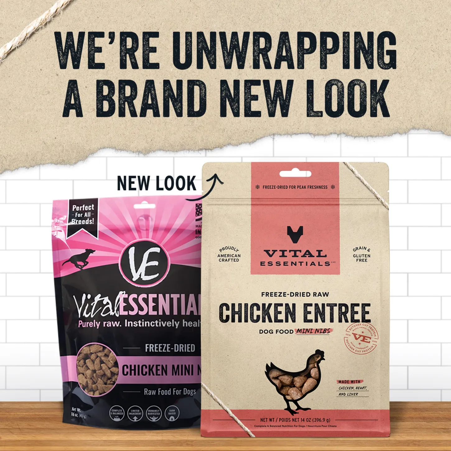 Vital Essentials Chicken Entree Mini Nibs Freeze-Dried Raw Dog Food