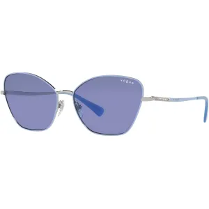 Vogue Women's Sunglasses - Top Mauve/Silver Frame Dark Violet Lens | 0VO4197S 323/7658