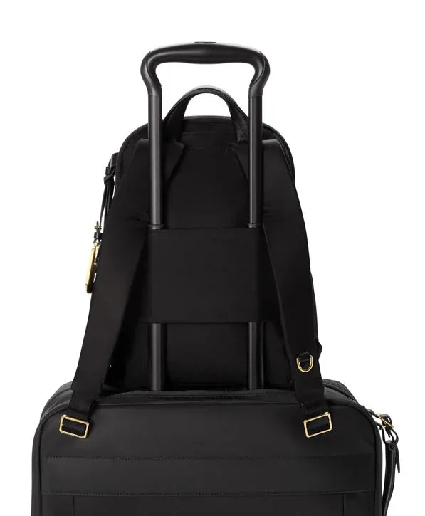 VOYAGEUR Celina Medium Backpack - Black/Gold
