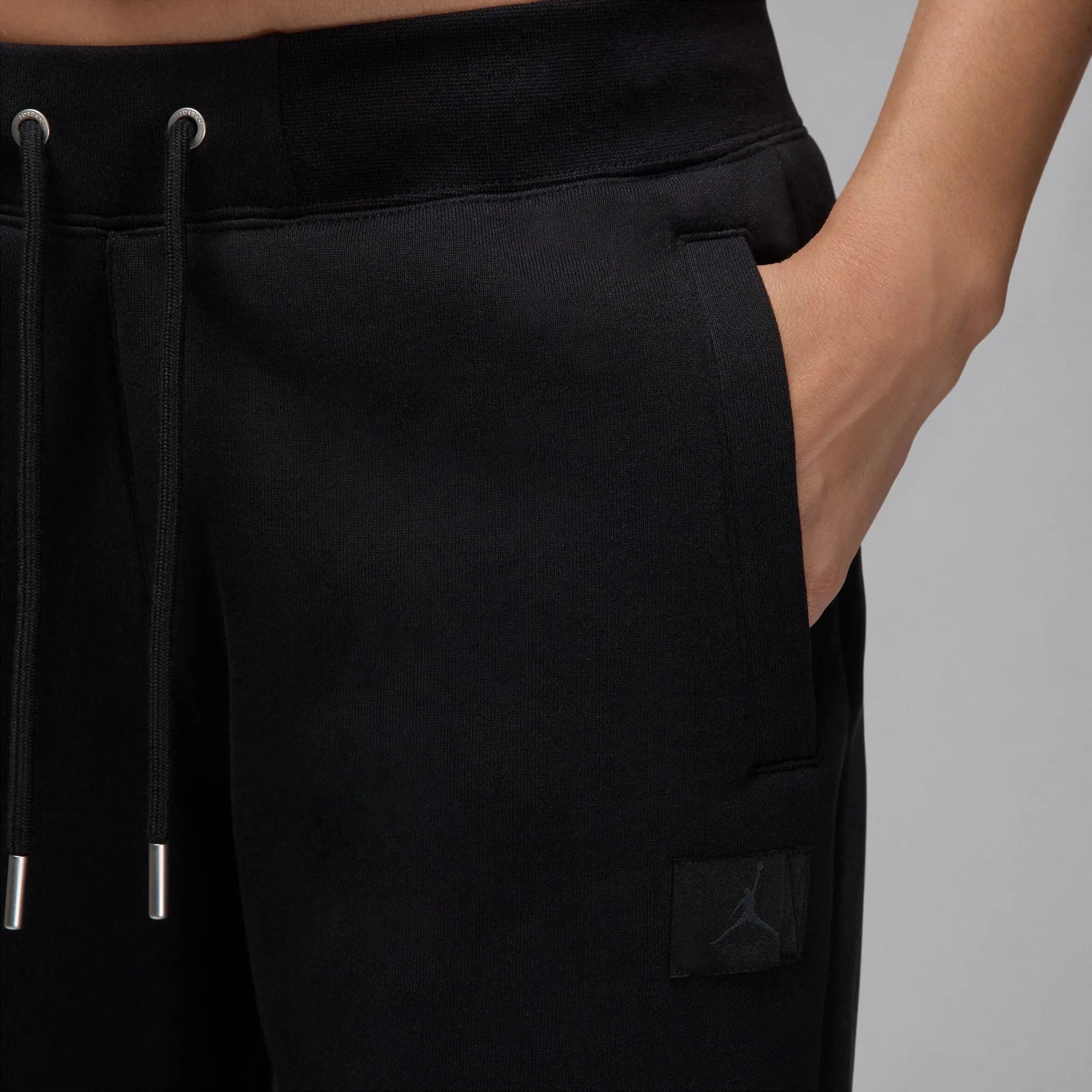 W FLIGHT FLEECE PANTS BLACK